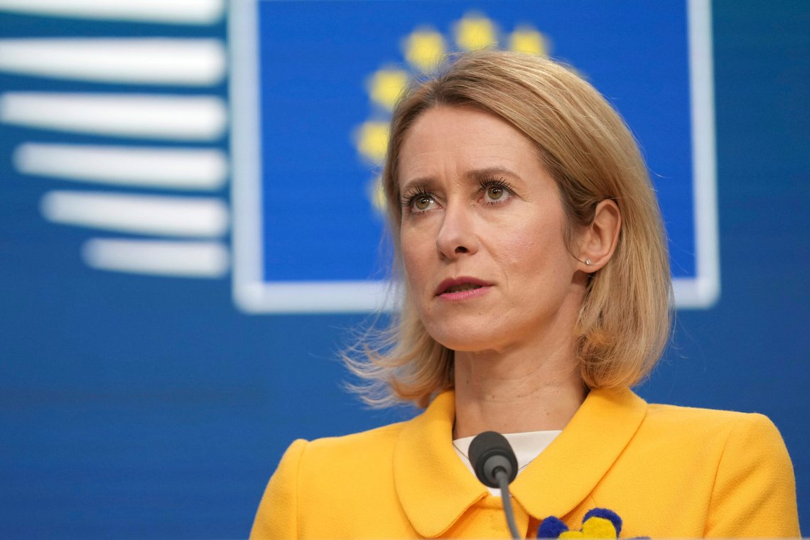 EUs utenrikssjef Kaja Kallas advarer mot å falle for et russisk narrativ om at spørsmål om ukrainsk Nato-medlemskap var årsaken til krigen i Ukraina. Foto: Virginia Mayo / AP / NTB EUs utenrikssjef Kaja Kallas advarer mot å falle for et russisk narrativ om at spørsmål om ukrainsk Nato-medlemskap var årsaken til krigen i Ukraina. Foto: Virginia Mayo / AP / NTB