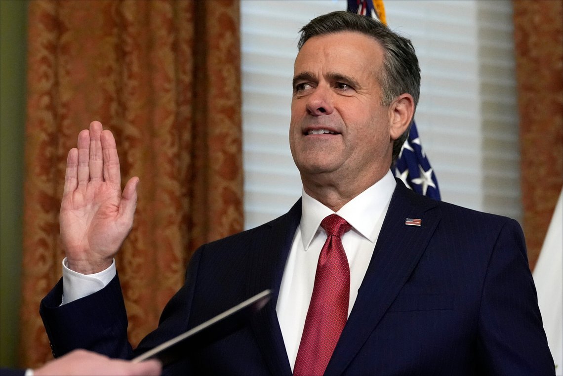 Vice President JD Vance swears in John Ratcliffe as CIA Director in the Vice Presidential ceremonial office in the Eisenhower Executive Office Building on the White House campus, Thursday, Jan. 23, 2025, in Washington. (AP Photo/Alex Brandon) Vice President JD Vance swears in John Ratcliffe as CIA Director in the Vice Presidential ceremonial office in the Eisenhower Executive Office Building on the White House campus, Thursday, Jan. 23, 2025, in Washington. (AP Photo/Alex Brandon)