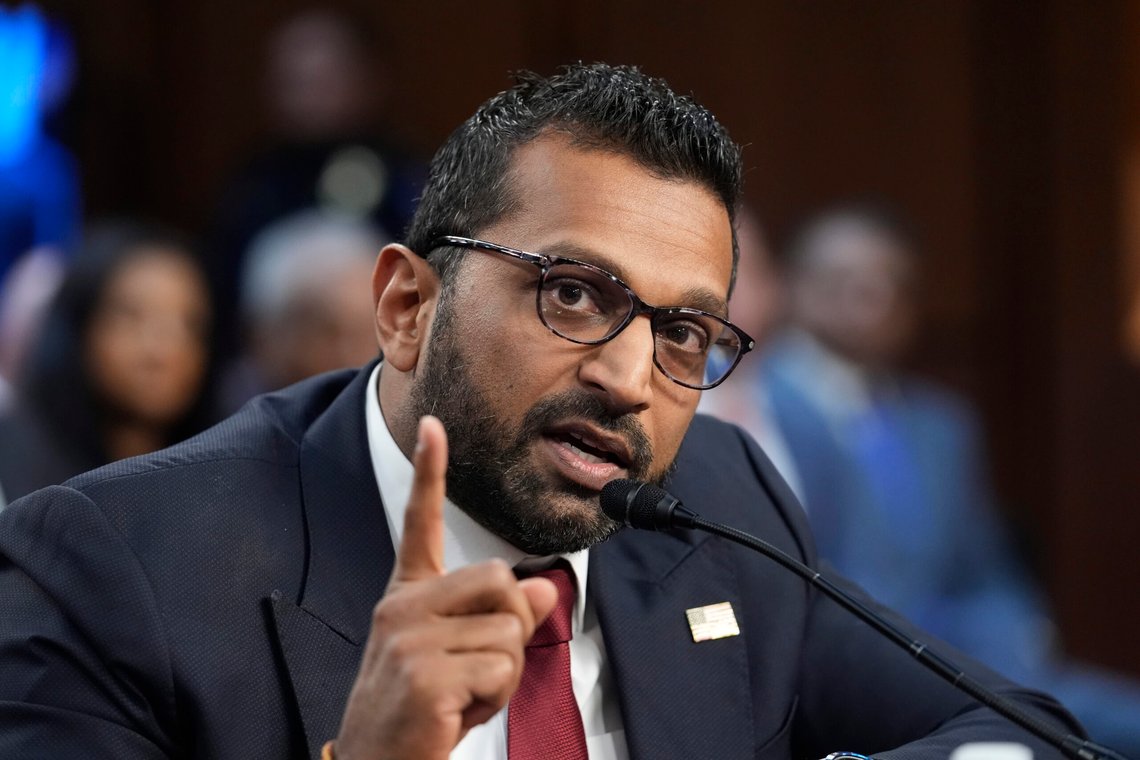 Kash Patel, President Donald Trump's choice to be director of the FBI, appears before the Senate Judiciary Committee for his confirmation hearing, at the Capitol in Washington, Thursday, Jan. 30, 2025. (AP Photo/J. Scott Applewhite) Kash Patel, President Donald Trump's choice to be director of the FBI, appears before the Senate Judiciary Committee for his confirmation hearing, at the Capitol in Washington, Thursday, Jan. 30, 2025. (AP Photo/J. Scott Applewhite)
