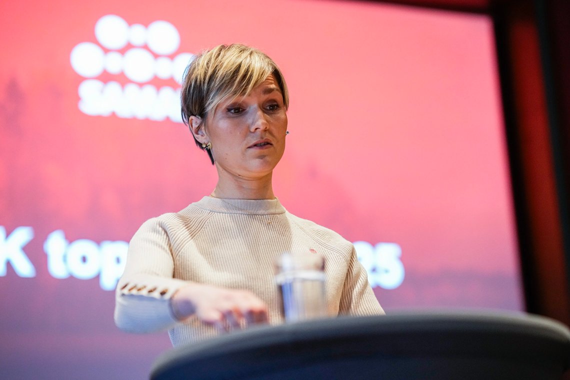 Oslo 20250225.
Islands statsminister, Kristrún Mjöll Frostadóttir, er til stede på kongress for Arbeiderbevegelsens nordiske samarbeidskomite (Samak) i Oslo
Foto: Cornelius Poppe / NTB Oslo 20250225.
Islands statsminister, Kristrún Mjöll Frostadóttir, er til stede på kongress for Arbeiderbevegelsens nordiske samarbeidskomite (Samak) i Oslo
Foto: Cornelius Poppe / NTB