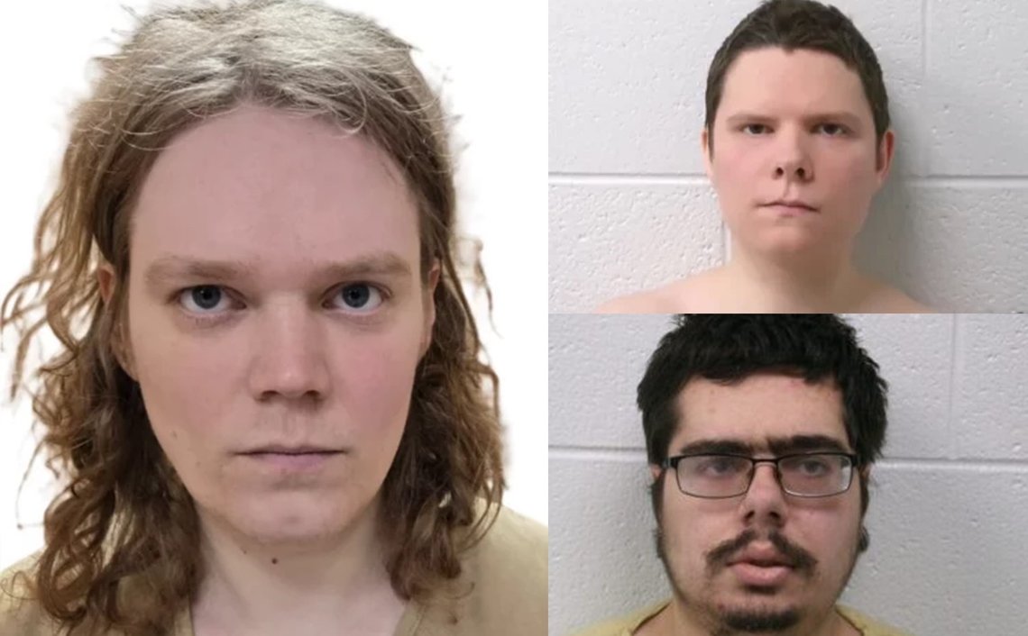 Jack LaSota, til venstre, Michelle Zajko, øverst og Daniel Blank ble arrestert søndag i Allegany County og etterforskes i forbindelse med drap i flere delstater, inkludert skytingen av en grensevakt i Vermont i januar. Bilder: Allegany County Sheriff's Department Jack LaSota, til venstre, Michelle Zajko, øverst og Daniel Blank ble arrestert søndag i Allegany County og etterforskes i forbindelse med drap i flere delstater, inkludert skytingen av en grensevakt i Vermont i januar. Bilder: Allegany County Sheriff's Department