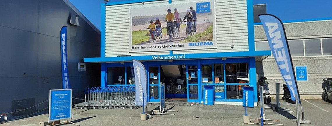 Biltema på Forus i Sandnes opplever stort salg av vanndunker. Foto: Biltema Biltema på Forus i Sandnes opplever stort salg av vanndunker. Foto: Biltema