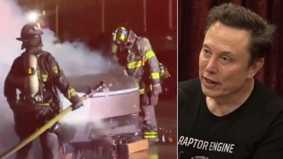 HAT: Aktivister som hater Elon Musk og at Donald Trump har makten, har begynt å ta det ut på Tesla-forhandlere. Det fører til bilbranner, skytinger, trusler og vold. Foto: Skjermbilde HAT: Aktivister som hater Elon Musk og at Donald Trump har makten, har begynt å ta det ut på Tesla-forhandlere. Det fører til bilbranner, skytinger, trusler og vold. Foto: Skjermbilde