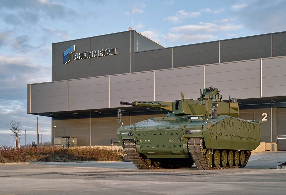 Aksjekursen til den tyske våpenprodusenten Rheinmetall har steget med 60 prosent på noen uker. Spørsmålet er om vi er vitne til en klassisk boble i europeisk våpenindustri. Foto: Rheinmetall Aksjekursen til den tyske våpenprodusenten Rheinmetall har steget med 60 prosent på noen uker. Spørsmålet er om vi er vitne til en klassisk boble i europeisk våpenindustri. Foto: Rheinmetall