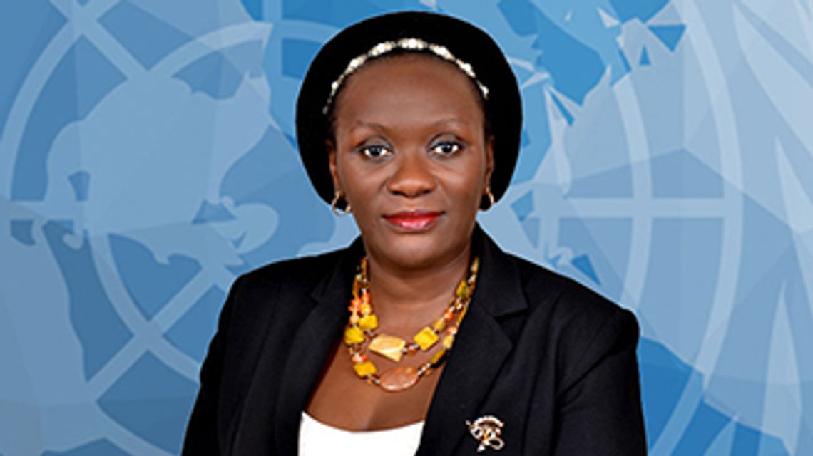 Lydia Mugambe er både FN-dommer og tilknyttet Ugandas høyesterett. Hun er nå dømt for slaveri i Storbritannia. Foto: FN Lydia Mugambe er både FN-dommer og tilknyttet Ugandas høyesterett. Hun er nå dømt for slaveri i Storbritannia. Foto: FN