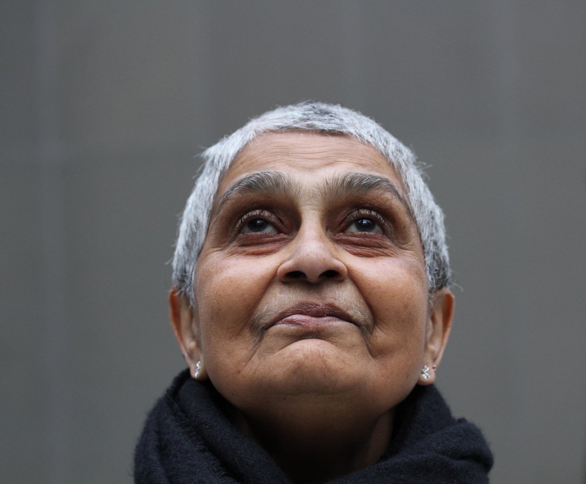Oslo 20250311.
Vinneren av Holbergprisen er Gayatri Chakravorty Spivak.
Foto: Alice Attie / Handout / NTB Oslo 20250311.
Vinneren av Holbergprisen er Gayatri Chakravorty Spivak.
Foto: Alice Attie / Handout / NTB