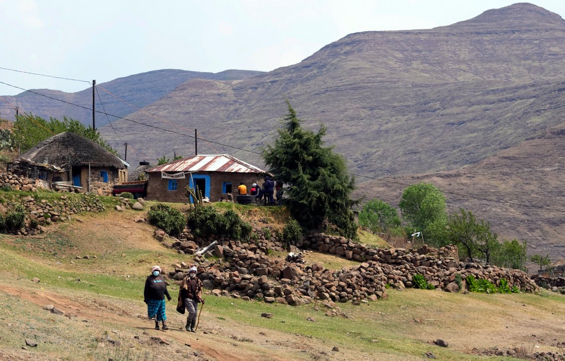 Lesotho, landet ingen har hørt om, som Trump spøkefullt sa under sin tale til kongressen. Foto: AP/Themba Hadebe/NTB Lesotho, landet ingen har hørt om, som Trump spøkefullt sa under sin tale til kongressen. Foto: AP/Themba Hadebe/NTB