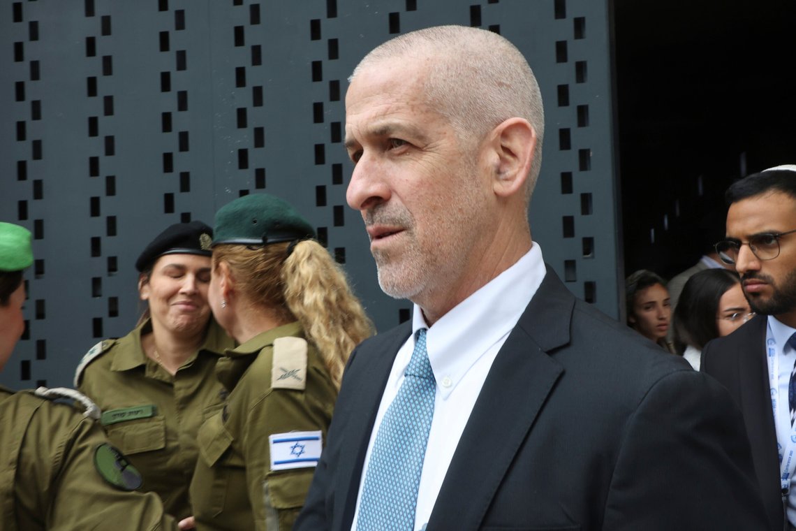 FILE - Ronen Bar, chief of Israel's domestic Shin Bet security agency, attends a ceremony marking Memorial Day for fallen soldiers of Israel's wars and victims of attacks at Jerusalem's Mount Herzl military cemetery, May 13, 2024. (Gil Cohen-Magen/AP File) FILE - Ronen Bar, chief of Israel's domestic Shin Bet security agency, attends a ceremony marking Memorial Day for fallen soldiers of Israel's wars and victims of attacks at Jerusalem's Mount Herzl military cemetery, May 13, 2024. (Gil Cohen-Magen/AP File)