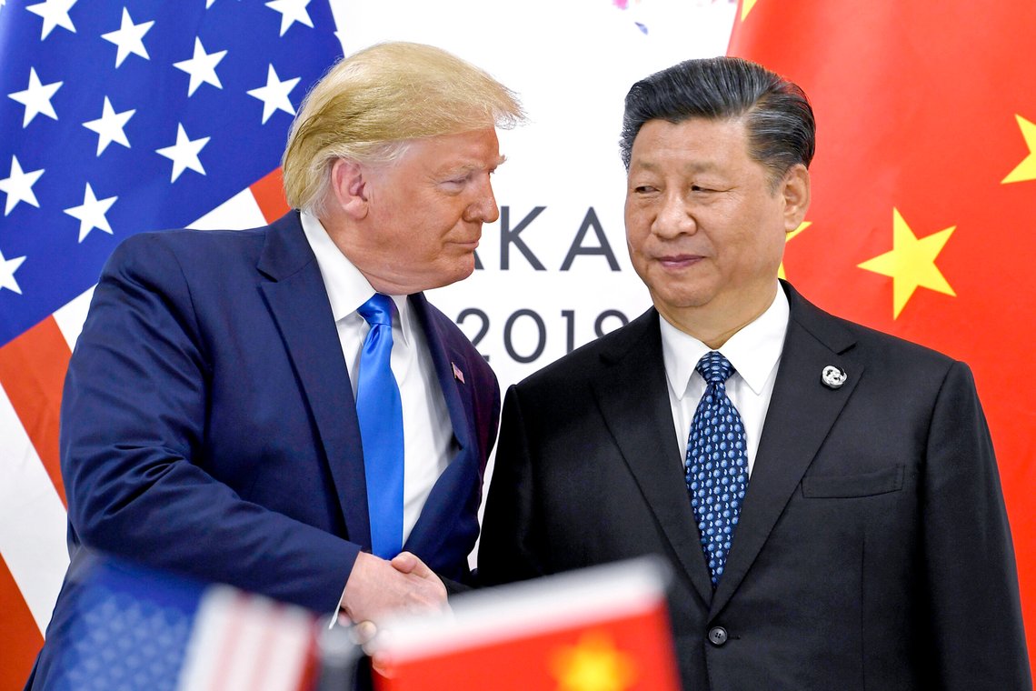 Donald Trump og Xi Jinping leder verdens to klart mektigste nasjoner. USA er fortsatt sterkest militært, men Kina angriper på alle mulige andre fronter. Foto: AP /Susan Walsh/ NTB Donald Trump og Xi Jinping leder verdens to klart mektigste nasjoner. USA er fortsatt sterkest militært, men Kina angriper på alle mulige andre fronter. Foto: AP /Susan Walsh/ NTB