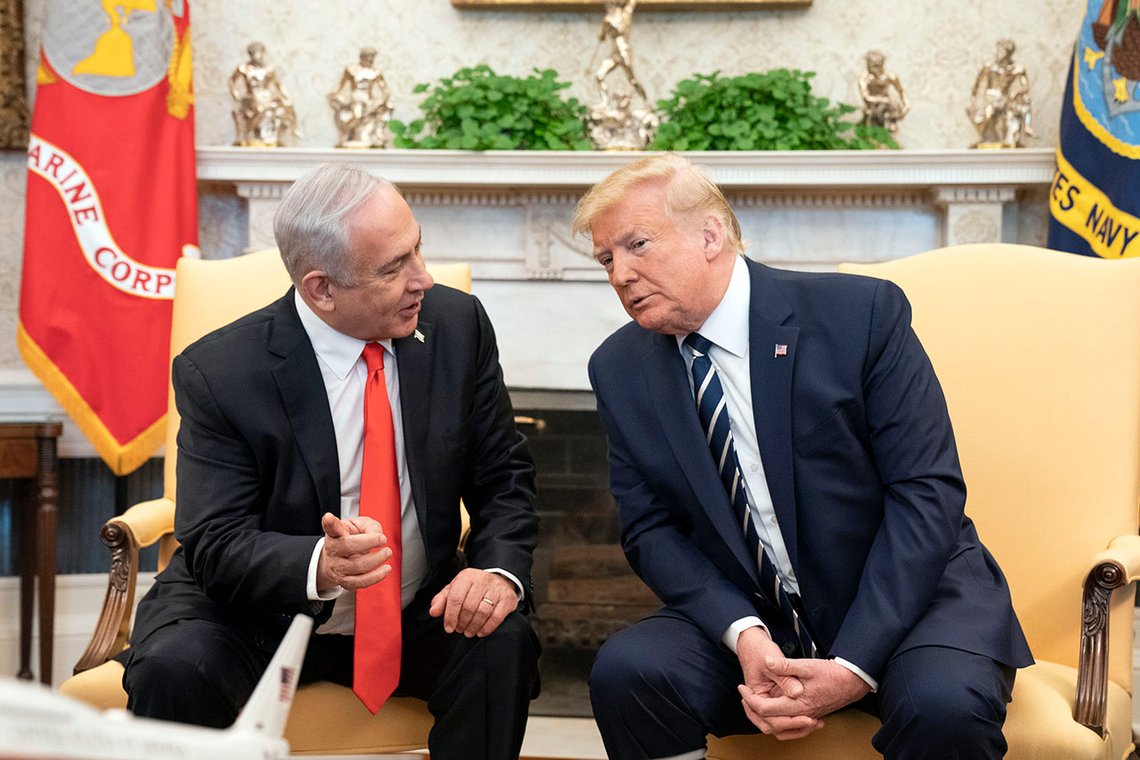 Benjamin Netanyahu og Donald Trump er på godfot. Foto: The White House Benjamin Netanyahu og Donald Trump er på godfot. Foto: The White House