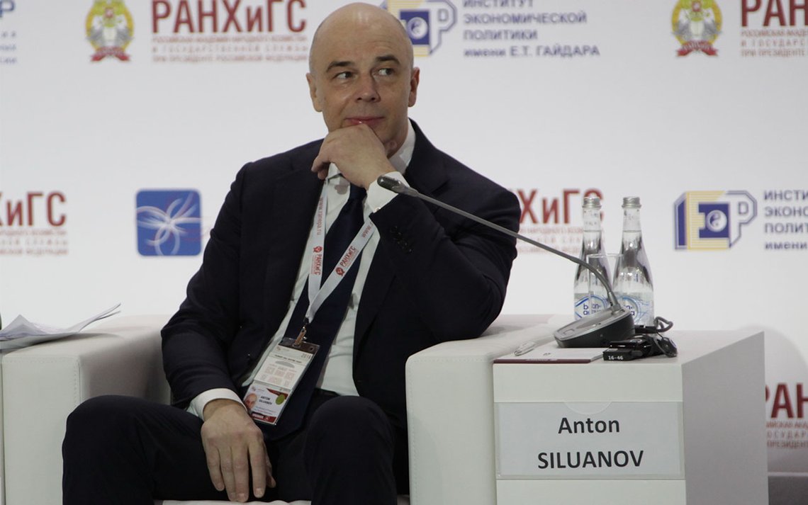 Russlands finansminister Anton Germanovich Siluanov. Foto: Александр Ерашов CC BY-SA 4.0 Russlands finansminister Anton Germanovich Siluanov. Foto: Александр Ерашов CC BY-SA 4.0