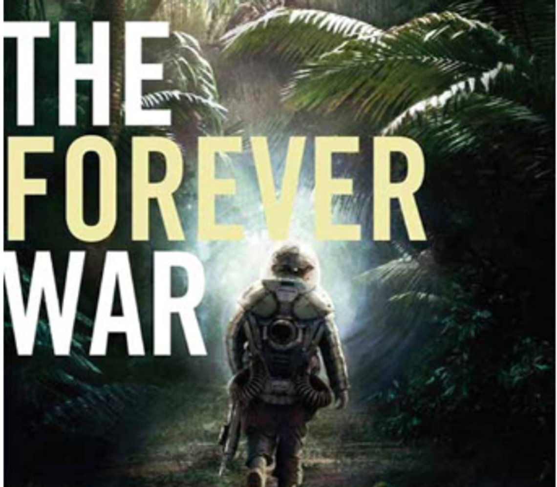 «The Forever War» er en sci-fi klassiker som egentlig handler om Vietnam og Den evige krigen. En meget aktuell bok i dagens situasjon. Foto: Bokcover «The Forever War» er en sci-fi klassiker som egentlig handler om Vietnam og Den evige krigen. En meget aktuell bok i dagens situasjon. Foto: Bokcover