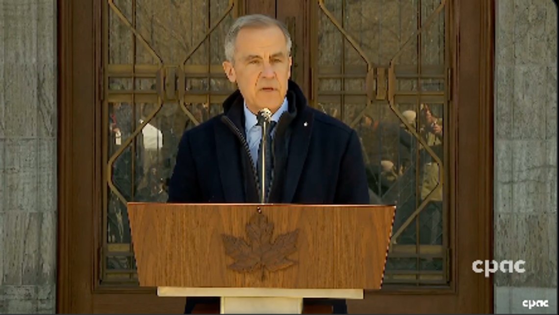 Canadas statsminister Mark Carney bestemte i dag at Canada går til valg allerede 28. april. Stillbilde X/ Carney Canadas statsminister Mark Carney bestemte i dag at Canada går til valg allerede 28. april. Stillbilde X/ Carney