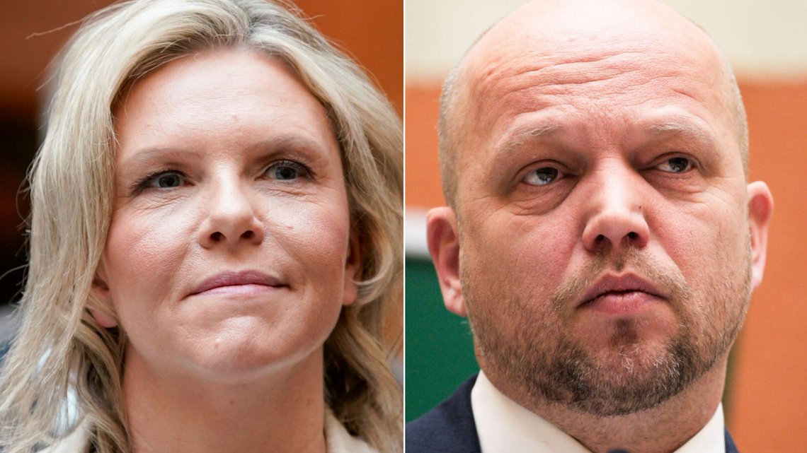 SNUR: Både FrP-leder Sylvi Listhaug og Sp-leder Trygve Slagsvold Vedum snur om kriseloven. Foto: NTB SNUR: Både FrP-leder Sylvi Listhaug og Sp-leder Trygve Slagsvold Vedum snur om kriseloven. Foto: NTB
