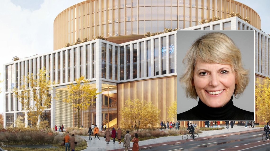 ROBUST: Det nye bygget vil koste 2,8 milliarder kroner å bygge. Men det hefter stor usikkerhet ved kostnadsestimatene, understreker økonomene. Foto: Illustrasjon: Nordic Office of Architecture med Arup Architecture og Rodeo Arkitekter / Nordic, Arup og Rodeo og NRK ROBUST: Det nye bygget vil koste 2,8 milliarder kroner å bygge. Men det hefter stor usikkerhet ved kostnadsestimatene, understreker økonomene. Foto: Illustrasjon: Nordic Office of Architecture med Arup Architecture og Rodeo Arkitekter / Nordic, Arup og Rodeo og NRK