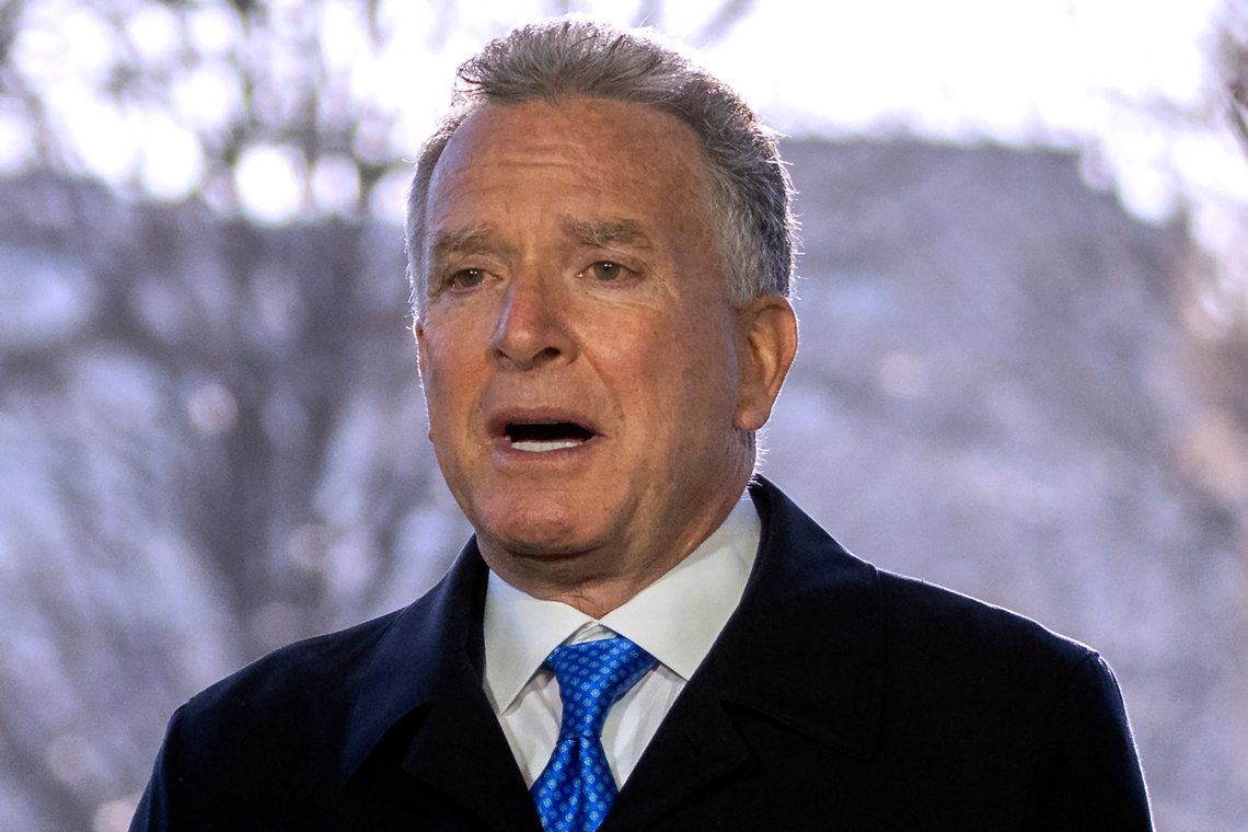 Steve Witkoff, White House special envoy, speaks during a television interview outside the White House, Wednesday, March 19, 2025, in Washington. (AP Photo/Mark Schiefelbein) Steve Witkoff, White House special envoy, speaks during a television interview outside the White House, Wednesday, March 19, 2025, in Washington. (AP Photo/Mark Schiefelbein)