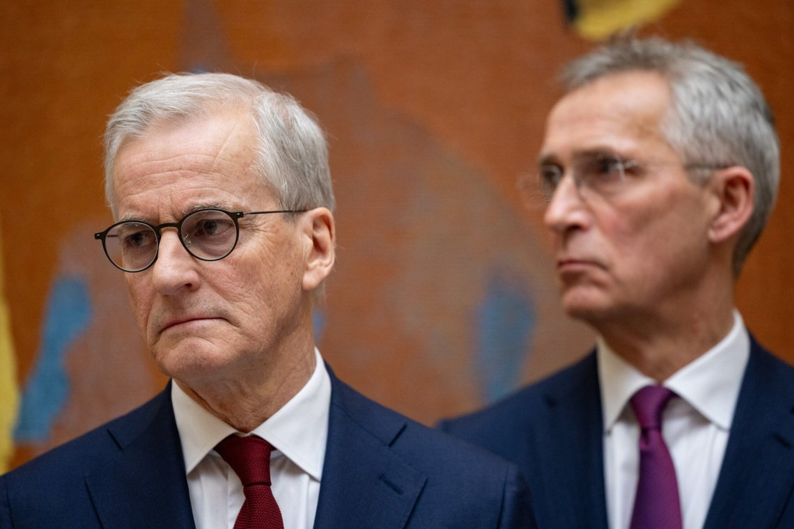 tatsminister Jonas Gahr Støre (Ap) og finansminister Jens Stoltenberg (Ap) blir beskyldt for å forsøke å skremme norske velgere med EU-toll. Foto: Amanda Pedersen Giske / NTB tatsminister Jonas Gahr Støre (Ap) og finansminister Jens Stoltenberg (Ap) blir beskyldt for å forsøke å skremme norske velgere med EU-toll. Foto: Amanda Pedersen Giske / NTB