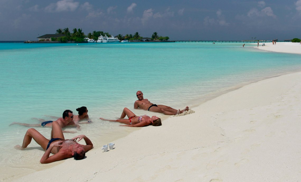 Maldivene er kjent for sine kritthvite sandstrender, sitt turkisfargede vann og luksushoteller. Et flott ferieparadis hvis man misliker jøder og Israel. Foto: AP / NTB Maldivene er kjent for sine kritthvite sandstrender, sitt turkisfargede vann og luksushoteller. Et flott ferieparadis hvis man misliker jøder og Israel. Foto: AP / NTB