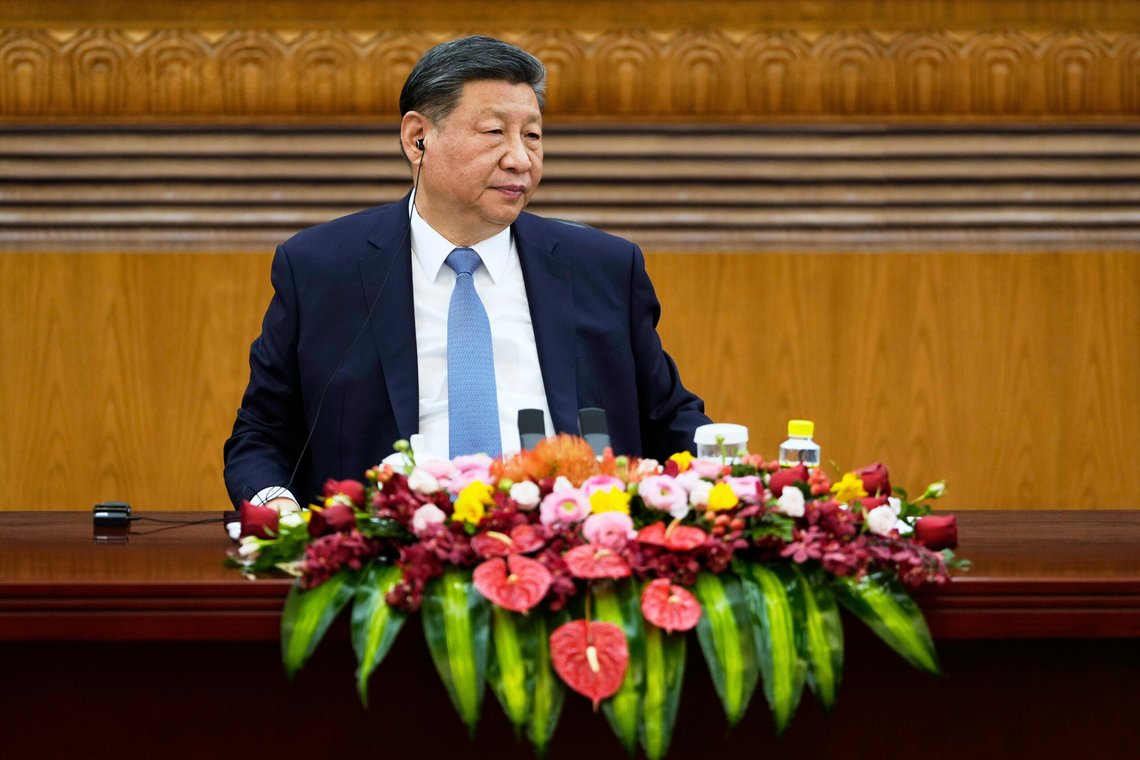 Chinese President Xi Jinping attends an event at the Great Hall of the People in Beijing on Friday, March 28, 2025. (AP Photo/Ng Han Guan) Chinese President Xi Jinping attends an event at the Great Hall of the People in Beijing on Friday, March 28, 2025. (AP Photo/Ng Han Guan)