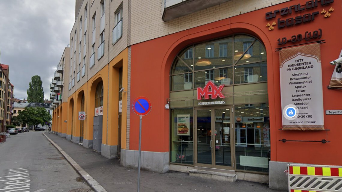 VOLD: En person ble funnet kritisk skadet utenfor Grønland Basar søndag morgen. Foto: Google VOLD: En person ble funnet kritisk skadet utenfor Grønland Basar søndag morgen. Foto: Google