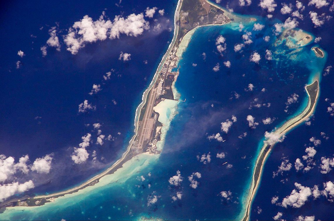 Chagos Archipelago. Foto: NASA Chagos Archipelago. Foto: NASA