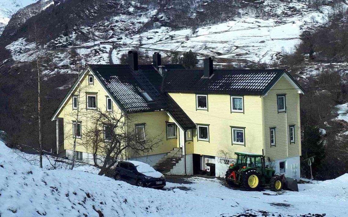Pensjonatet Lunheim Accomodation i Geiranger. (Foto: Privat) Pensjonatet Lunheim Accomodation i Geiranger