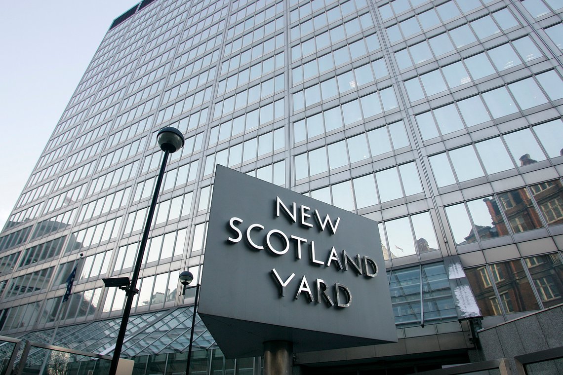Hovedkvarteret til Metropolitan Police i London. Foto: AP/Akira Suemori/NTB Hovedkvarteret til Metropolitan Police i London. Foto: AP/Akira Suemori/NTB