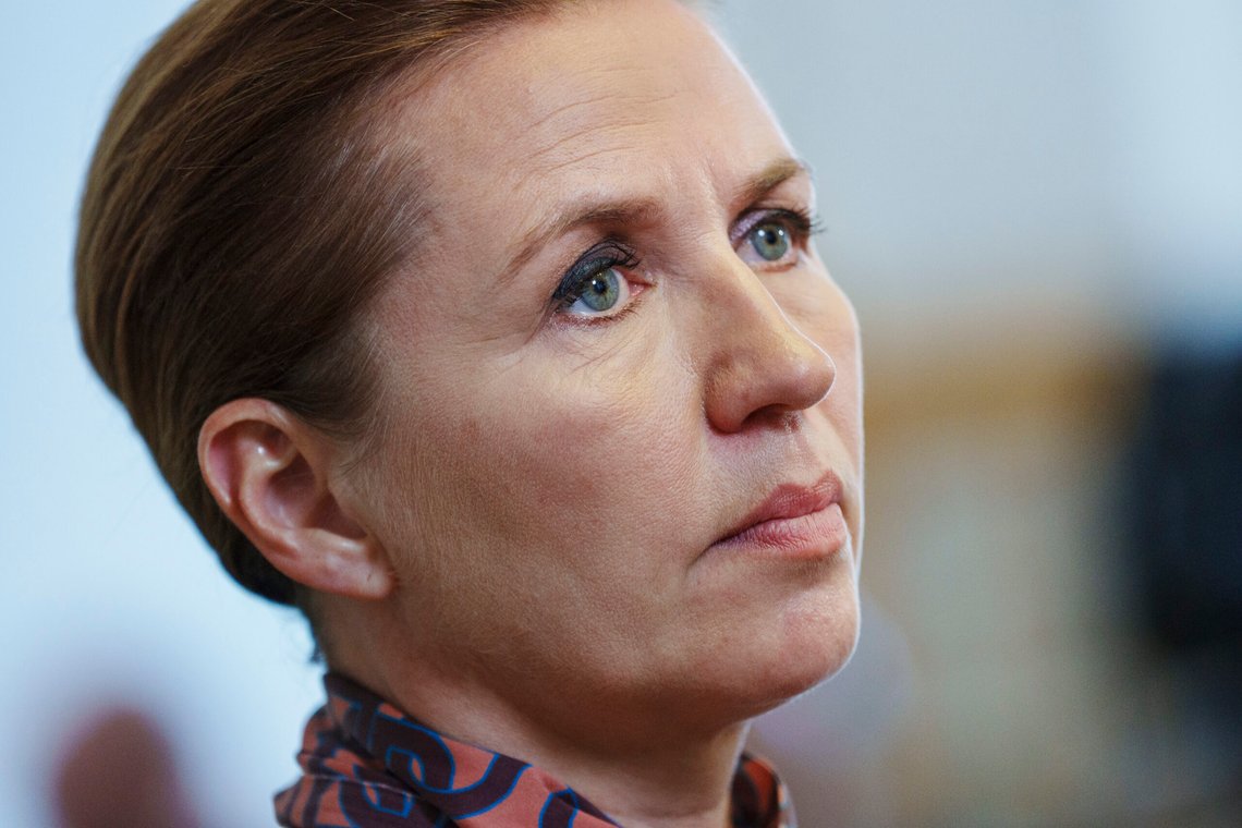 Statsminister Mette Frederiksen holder doorstep efter spørgetimen på Christiansborg, tirsdag den 6. maj 2025.. (Foto: Liselotte Sabroe/Ritzau Scanpix) Statsminister Mette Frederiksen holder doorstep efter spørgetimen på Christiansborg, tirsdag den 6. maj 2025.. (Foto: Liselotte Sabroe/Ritzau Scanpix)