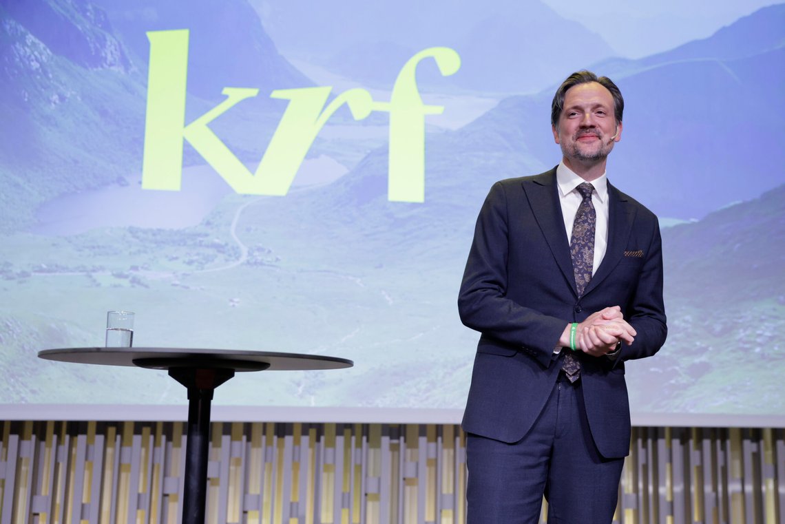 Leder i KrF, Dag-Inge Ulstein, sier det ikke er aktuelt for ham å delta i Pride-paraden til sommeren. Foto: Paul S. Amundsen / NTB Leder i KrF, Dag-Inge Ulstein, sier det ikke er aktuelt for ham å delta i Pride-paraden til sommeren. Foto: Paul S. Amundsen / NTB