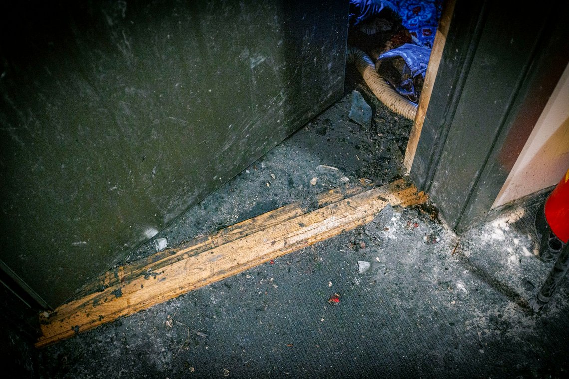 Natt til fredag brant det i en leilighet på Frogner i Oslo. Brannvesenet i Oslo deler dette bildet på Facebook og skriver at politiets hypotese er at brannen startet i en batteripakke tilhørende en el-moped. Foto: Oslo brann- og redningsetat / NTB Natt til fredag brant det i en leilighet på Frogner i Oslo. Brannvesenet i Oslo deler dette bildet på Facebook og skriver at politiets hypotese er at brannen startet i en batteripakke tilhørende en el-moped. Foto: Oslo brann- og redningsetat / NTB
