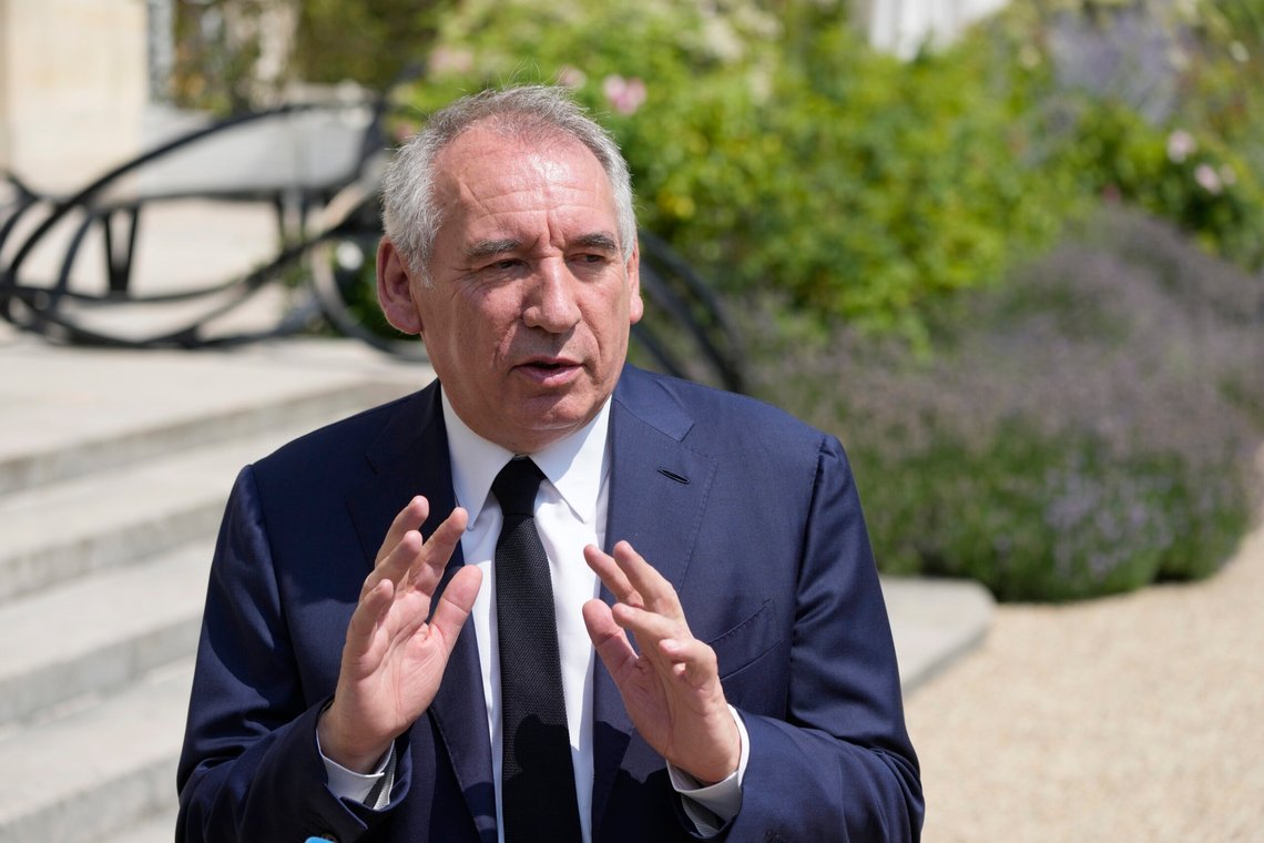 Frankrikes statsminister François Bayrou. Foto: Francois Mori, AP-NTB. Frankrikes statsminister François Bayrou. Foto: Francois Mori, AP-NTB.