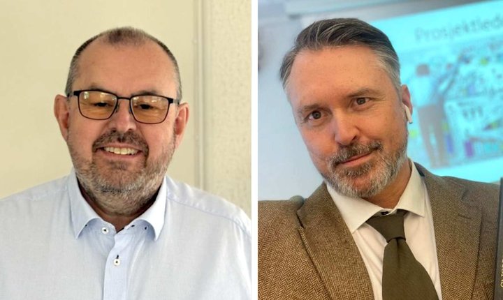 Øistein Høksnes og Stein Olav Kåsa fra INP