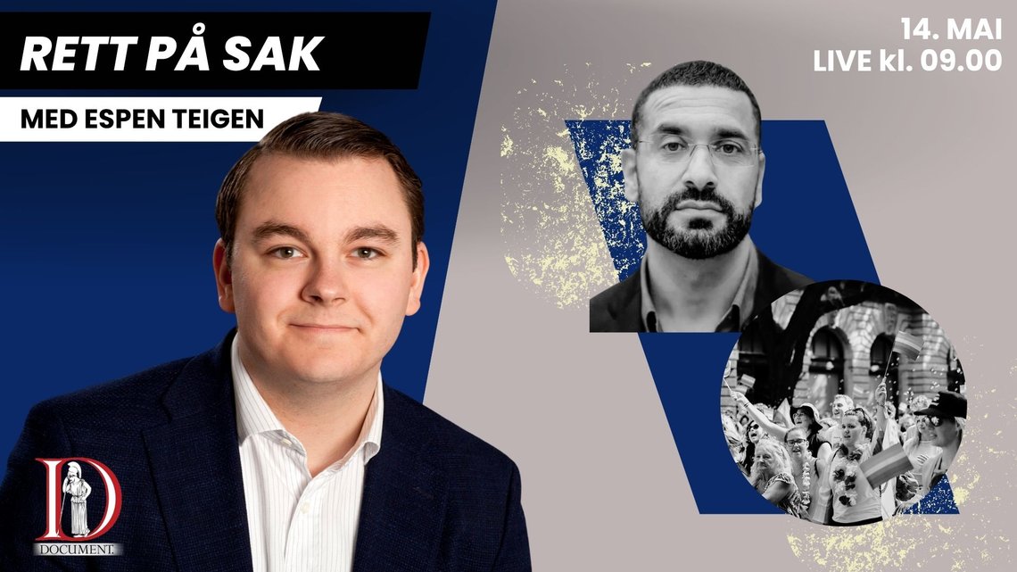 ONSDAG: Muslimer vil flykte fra Norge og transaktivister vil ha Pride-flagg i 17. mai-toget. ONSDAG: Muslimer vil flykte fra Norge og transaktivister vil ha Pride-flagg i 17. mai-toget.