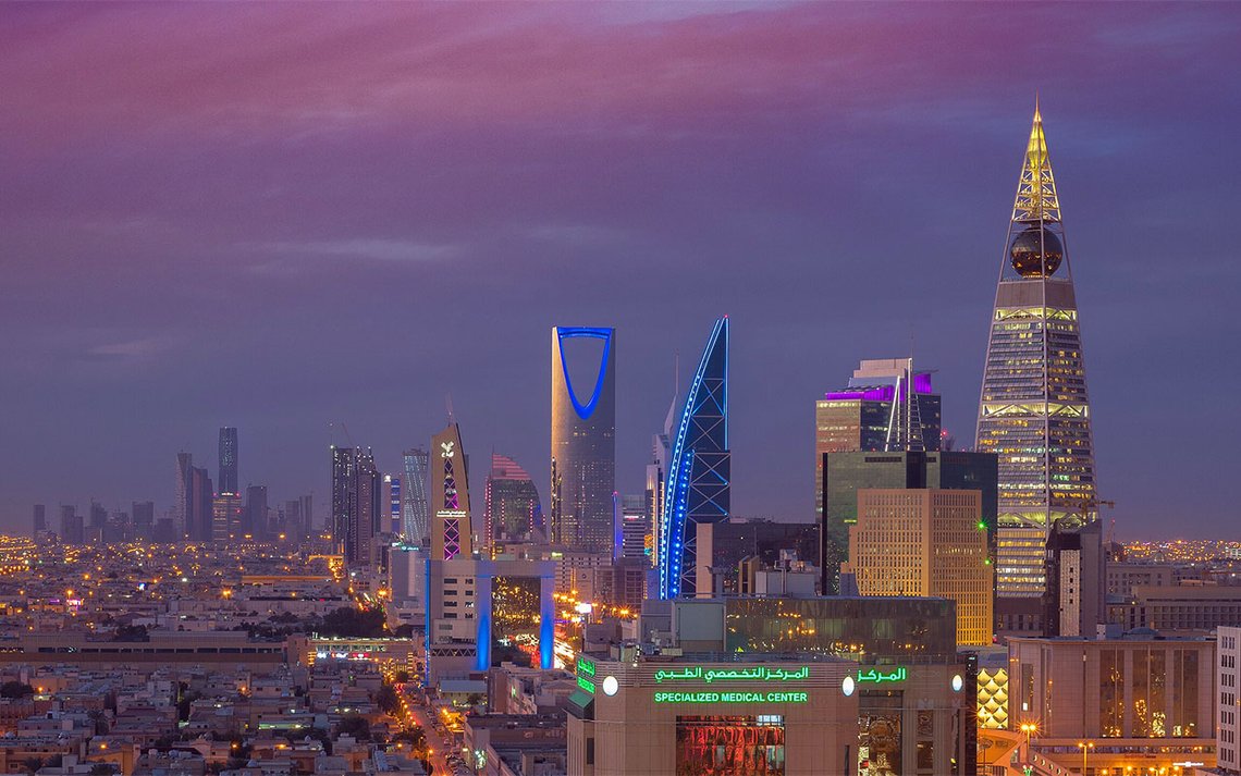 Riyadh Skyline. Foto: B.alotaby CC BY-SA 4.0 Riyadh Skyline. Foto: B.alotaby CC BY-SA 4.0