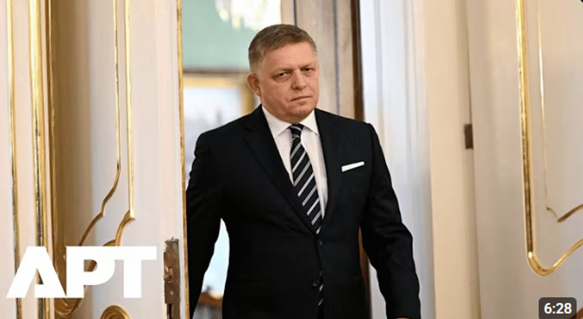 Slovakias statsminister Robert Fico. Stillbilde video. Slovakias statsminister Robert Fico. Stillbilde video.