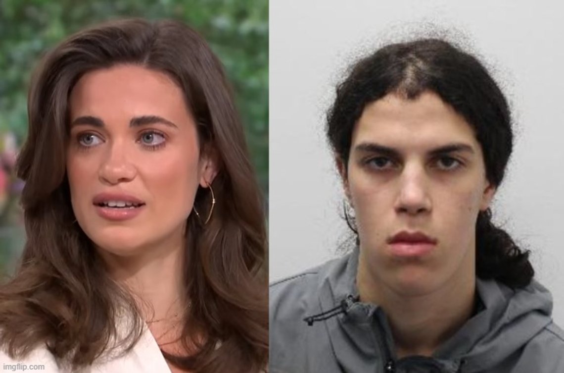Genevieve Chenneour. Skjermbilde fra YouTube. Den 18 år gamle algerieren Zacariah Boulares kom til Storbritannia for tre år siden for å jobbe som tyv og har 28 domfellelser. Han truet med å hugge av Aled Jones' arm og stjal en telefon fra Bridgerton-skuespilleren Genevieve Chenneour. Politifoto. Genevieve Chenneour. Skjermbilde fra YouTube. Den 18 år gamle algerieren Zacariah Boulares kom til Storbritannia for tre år siden for å jobbe som tyv og har 28 domfellelser. Han truet med å hugge av Aled Jones' arm og stjal en telefon fra Bridgerton-skuespilleren Genevieve Chenneour. Politifoto.