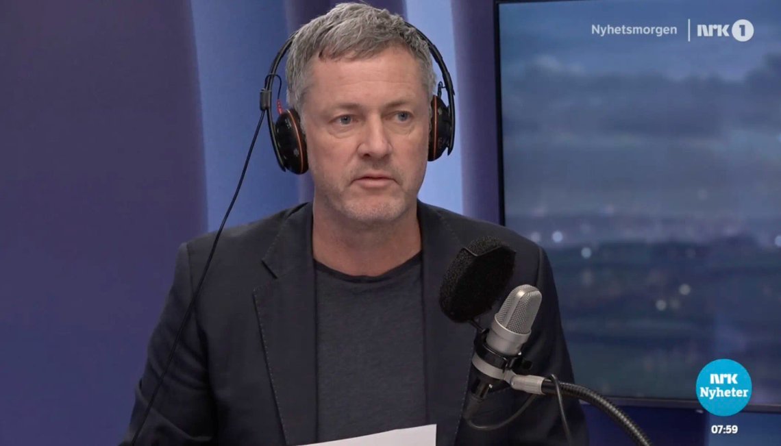 Bjørn Myklebust er en av de mest erfarne programlederne i Politisk kvarter. Foto: Skjermdump Bjørn Myklebust er en av de mest erfarne programlederne i Politisk kvarter. Foto: Skjermdump