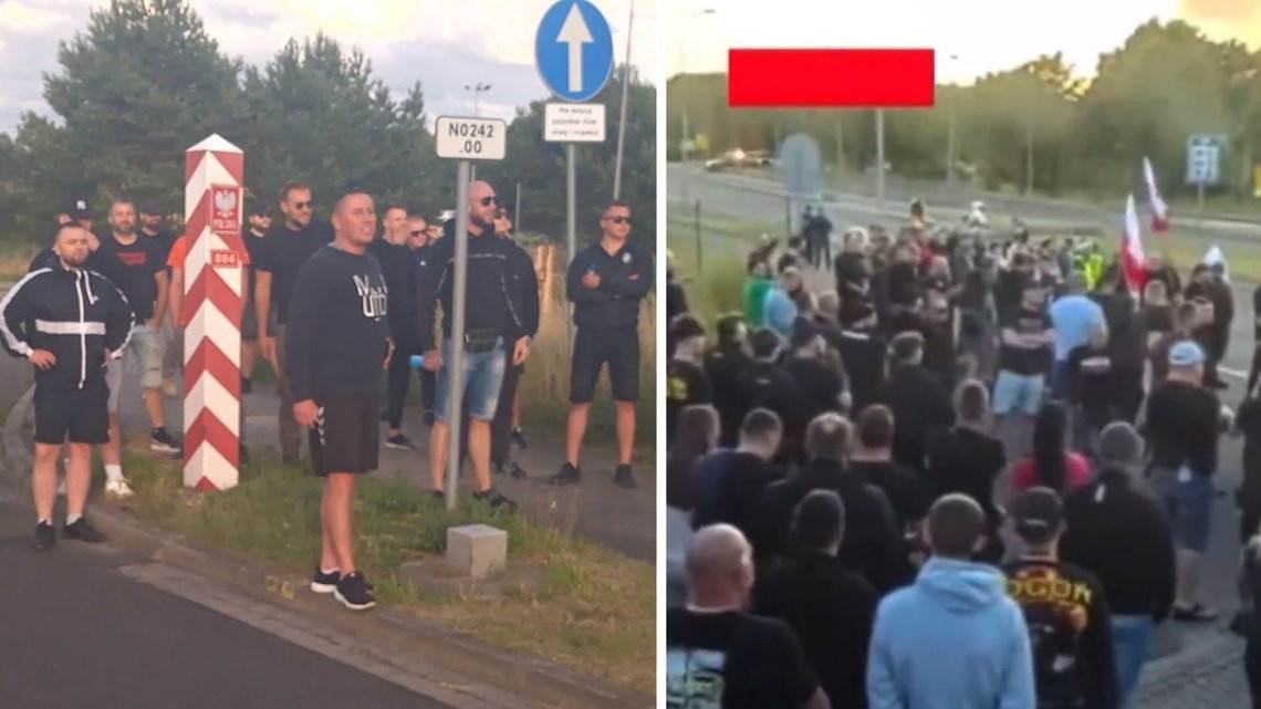 ANKLAGER: Flere polske politikere og grensevakter anklager Tyskland for å dumpe migranter på grensen deres. Frivillig grensepatruljer er i full sving. Foto: X ANKLAGER: Flere polske politikere og grensevakter anklager Tyskland for å dumpe migranter på grensen deres. Frivillig grensepatruljer er i full sving. Foto: X