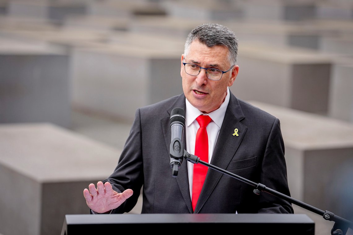Israels utenriksminister Gideon Saar tar til orde for å utvide Abraham-avtalen til å inkludere Libanon og Syria. Foto: Kay Nietfeld/dpa via AP/NTB Israels utenriksminister Gideon Saar tar til orde for å utvide Abraham-avtalen til å inkludere Libanon og Syria. Foto: Kay Nietfeld/dpa via AP/NTB