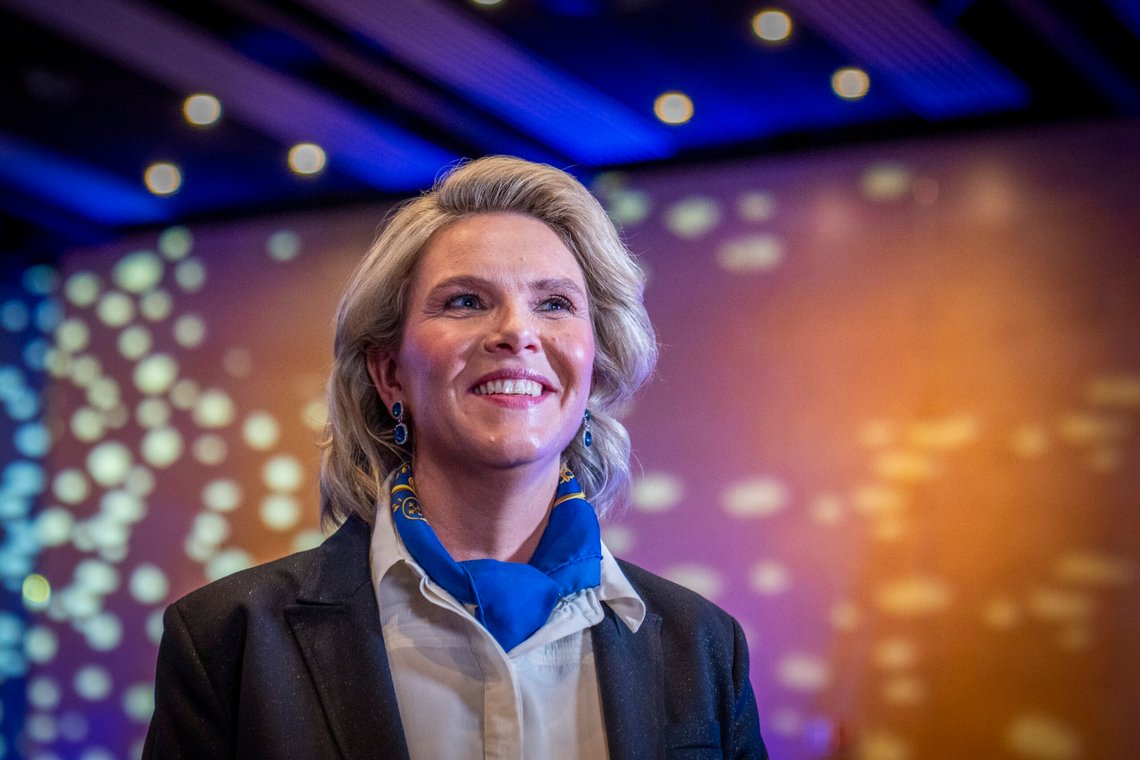 Sylvi Listhaug og FrP kan juble over å være det største studentpartiet i Norge for første gang. Foto: Heiko Junge / NTB Sylvi Listhaug og FrP kan juble over å være det største studentpartiet i Norge for første gang. Foto: Heiko Junge / NTB
