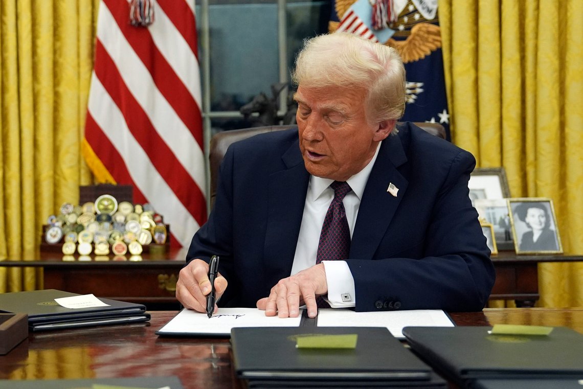 President Donald Trump er i ferd med å gjenskape USAs avskrekkende evne, som ble ødelagt under tidligere president Joe Biden. Arkivfoto: Evan Vucci / AP / NTB President Donald Trump er i ferd med å gjenskape USAs avskrekkende evne, som ble ødelagt under tidligere president Joe Biden. Arkivfoto: Evan Vucci / AP / NTB
