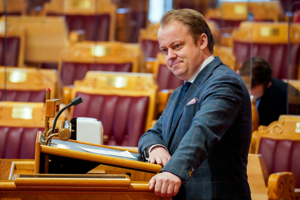 Erlend Wiborg sier han er kritisk til SSBs metode, og sier de har svart på noe annet enn det han spurte om. Foto: Ole Berg-Rusten / NTB Erlend Wiborg sier han er kritisk til SSBs metode, og sier de har svart på noe annet enn det han spurte om. Foto: Ole Berg-Rusten / NTB
