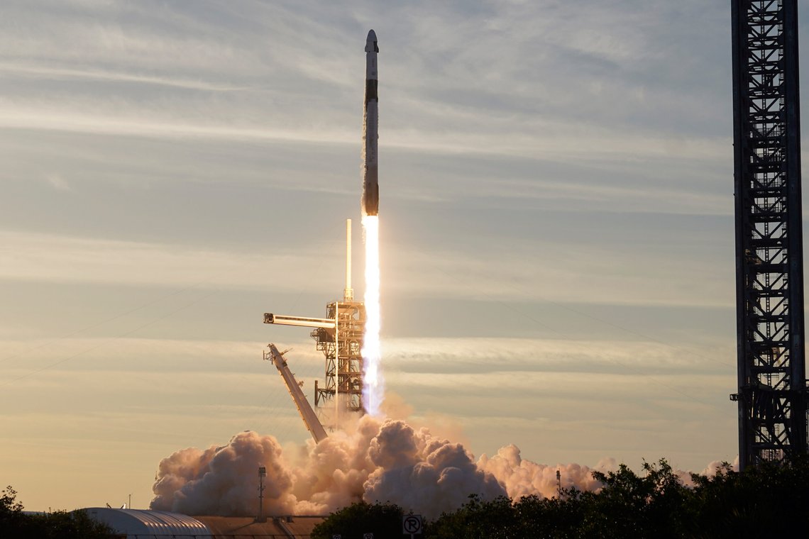 A SpaceX Falcon 9 rocket, with a crew of four aboard the Crew Dragon spacecraft, lifts off on a mission to the International Space Station lifts off from pad 39A at the Kennedy Space Center in Cape Canaveral, Fla., Friday, March 14, 2025. (AP Photo/Terry Renna) A SpaceX Falcon 9 rocket, with a crew of four aboard the Crew Dragon spacecraft, lifts off on a mission to the International Space Station lifts off from pad 39A at the Kennedy Space Center in Cape Canaveral, Fla., Friday, March 14, 2025. (AP Photo/Terry Renna)