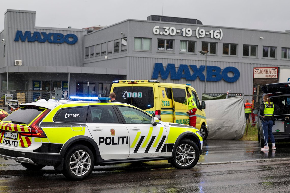 Alvorlig ulykke mellom en lastebil og en elsparkesyklist i Karihaugveien i Oslo. Foto: Thomas Andersen / NTB Alvorlig ulykke mellom en lastebil og en elsparkesyklist i Karihaugveien i Oslo. Foto: Thomas Andersen / NTB