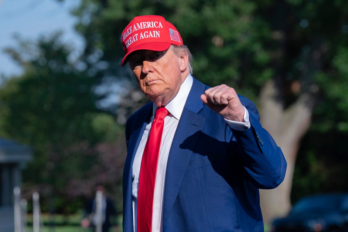 JUBELTALL: Jobbtallene er gode nyheter for Donald Trump. Foto: (AP Photo/Jose Luis Magana) JUBELTALL: Jobbtallene er gode nyheter for Donald Trump. Foto: (AP Photo/Jose Luis Magana)