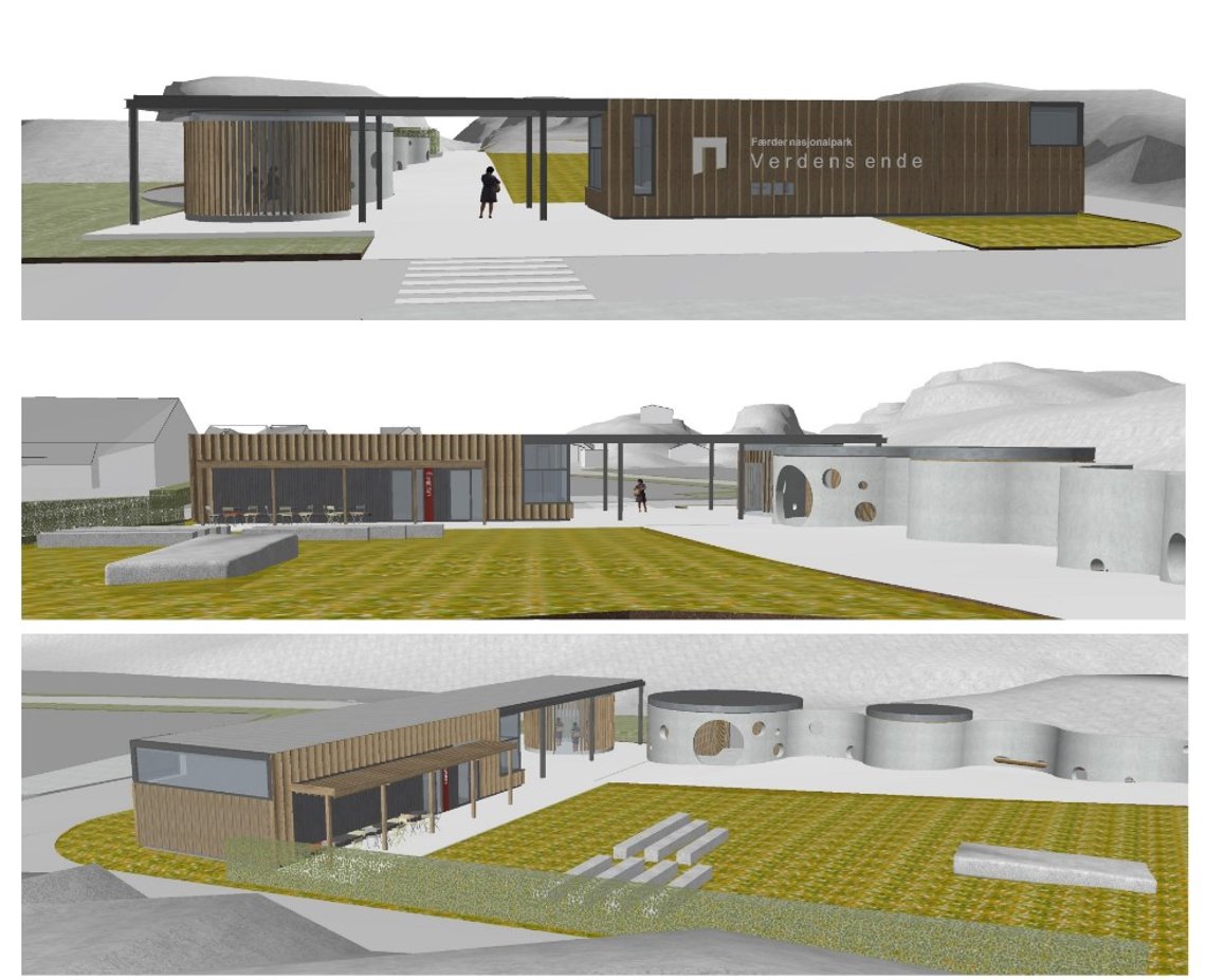 Nytt velkomstsenter på Verdens Ende, i Færder kommune. 3D skisse av rådgivingsselskap innen arkitektur, plan og infrastruktur Asplan Viak. Nytt velkomstsenter på Verdens Ende, i Færder kommune. 3D skisse av rådgivingsselskap innen arkitektur, plan og infrastruktur Asplan Viak.