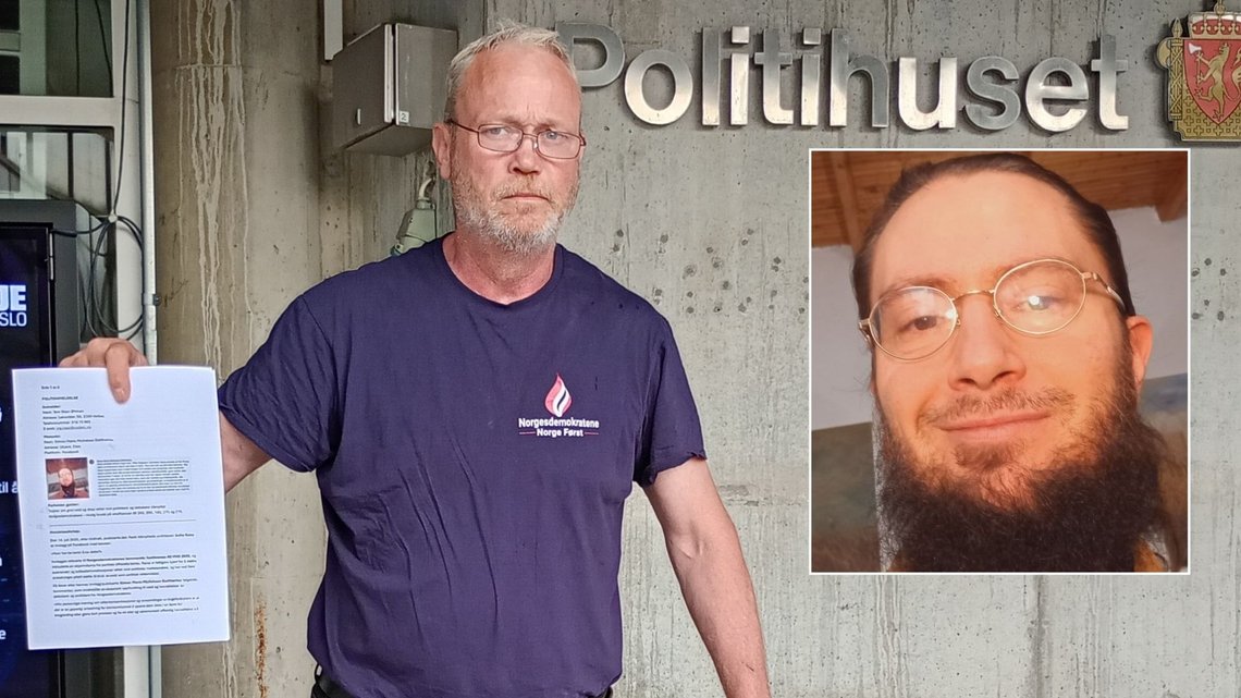 ANMELDER: Tom Stian Øhman i Norgesdemokratene anmelder den venstreekstreme aktivisten som tok til orde for å offentlig henrette alle som deltar på Remigrasjonskonferansen. Foto: Privat/Facebook ANMELDER: Tom Stian Øhman i Norgesdemokratene anmelder den venstreekstreme aktivisten som tok til orde for å offentlig henrette alle som deltar på Remigrasjonskonferansen. Foto: Privat/Facebook