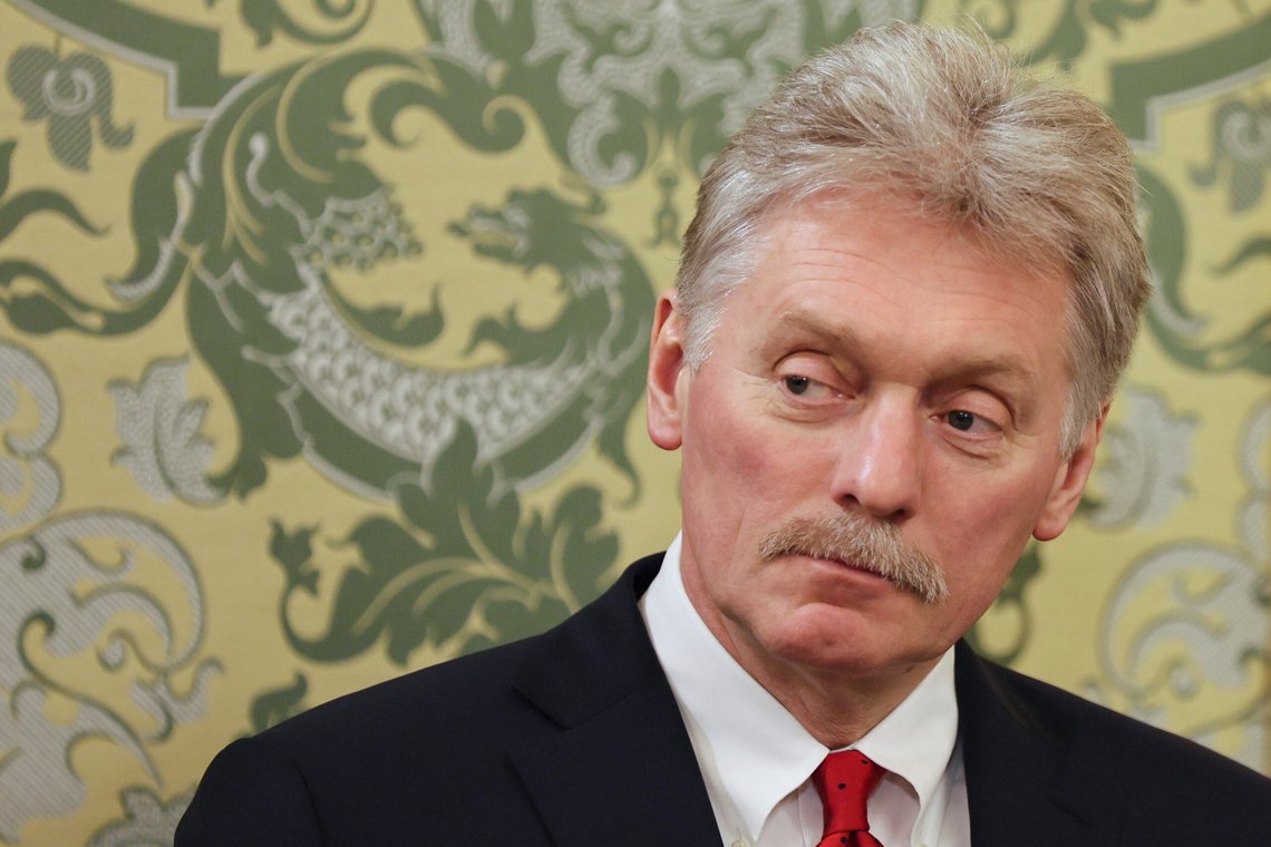 Pressetalsperson i Kreml Dmitrij Peskov gikk hardt ut mot USA og Nato tirsdag. Foto: Yury Kochetkov/Pool Photo via AP / NTB Pressetalsperson i Kreml Dmitrij Peskov gikk hardt ut mot USA og Nato tirsdag. Foto: Yury Kochetkov/Pool Photo via AP / NTB