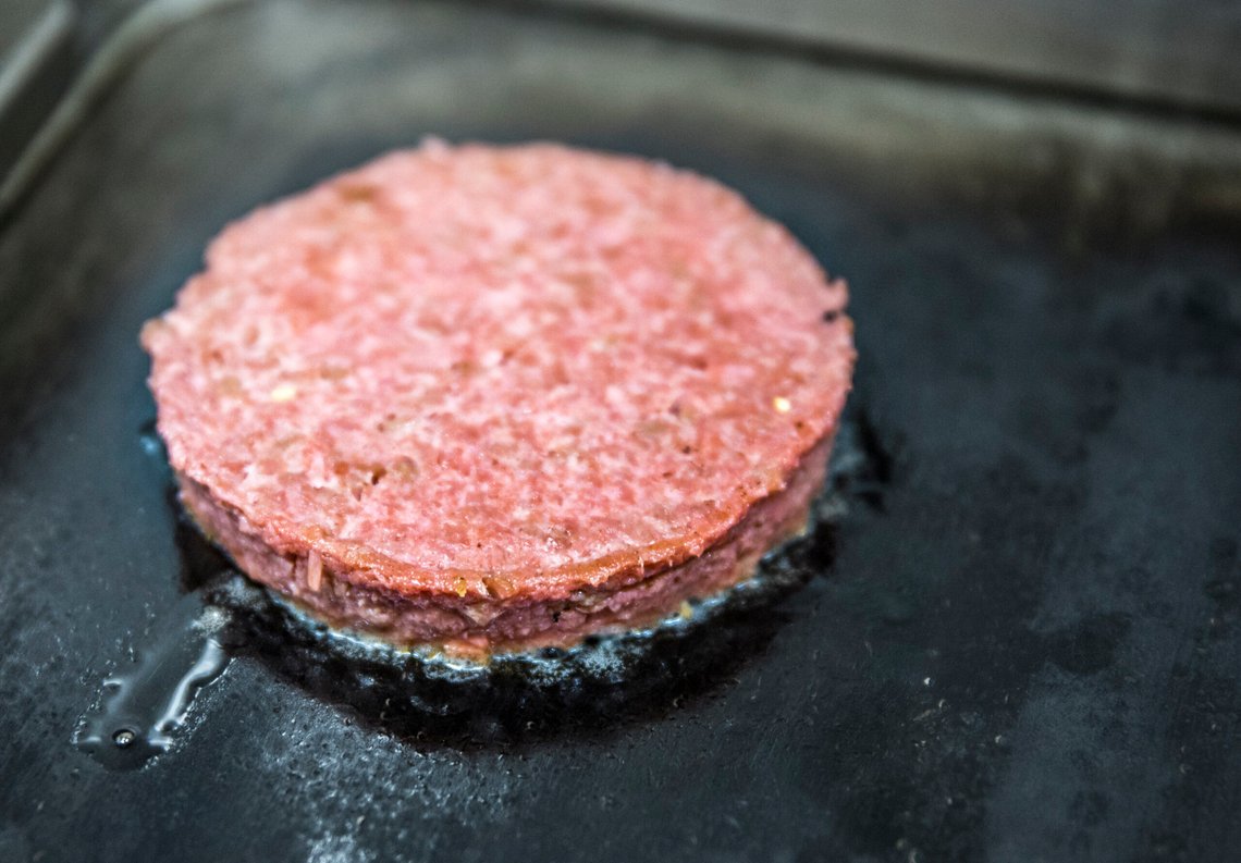 Veganburger. Foto: Ole Berg-Rusten / NTB Veganburger. Foto: Ole Berg-Rusten / NTB
