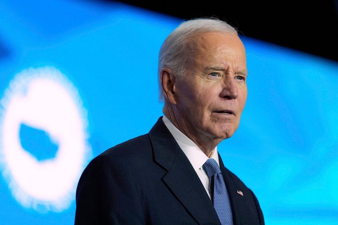 FILE - President Joe Biden waits to speak at the U.S. Conference of Mayors in Washington, Jan. 17, 2025. (AP Photo/Alex Brandon, File) FILE - President Joe Biden waits to speak at the U.S. Conference of Mayors in Washington, Jan. 17, 2025. (AP Photo/Alex Brandon, File)